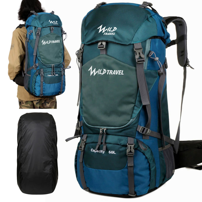 Mochila Trekking y Camping ExploreTrail 60 litros WildTravel