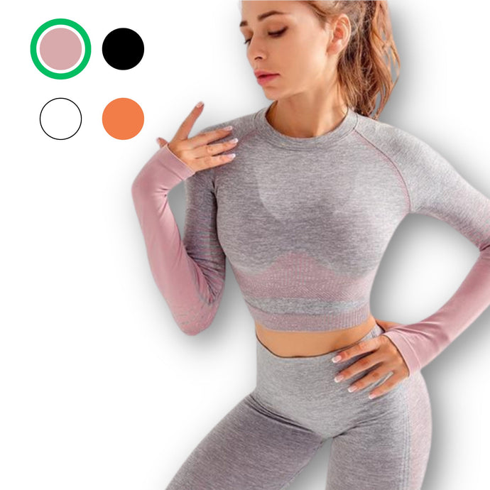 Conjunto de fitness de gimnasio de 2 piezas